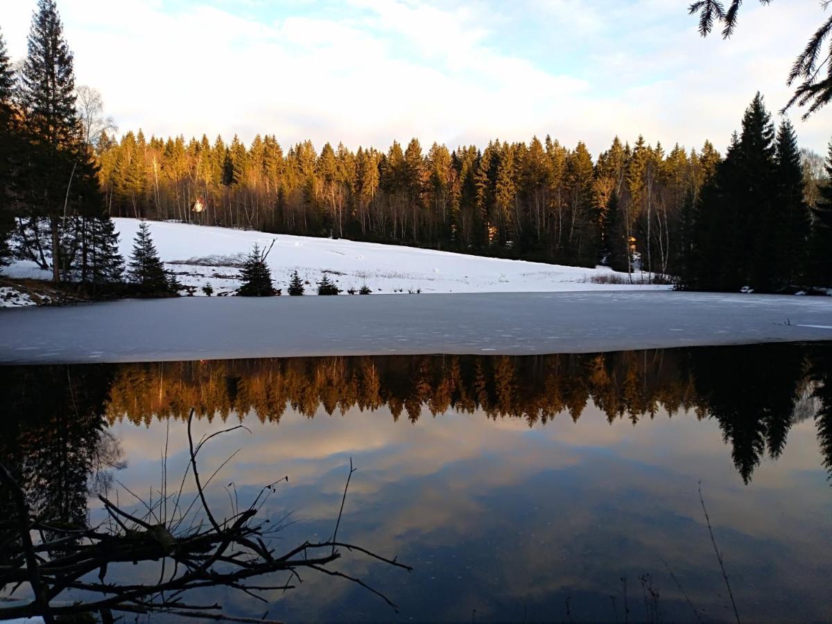 Chata Orovsky Železná Ruda Buitenkant foto